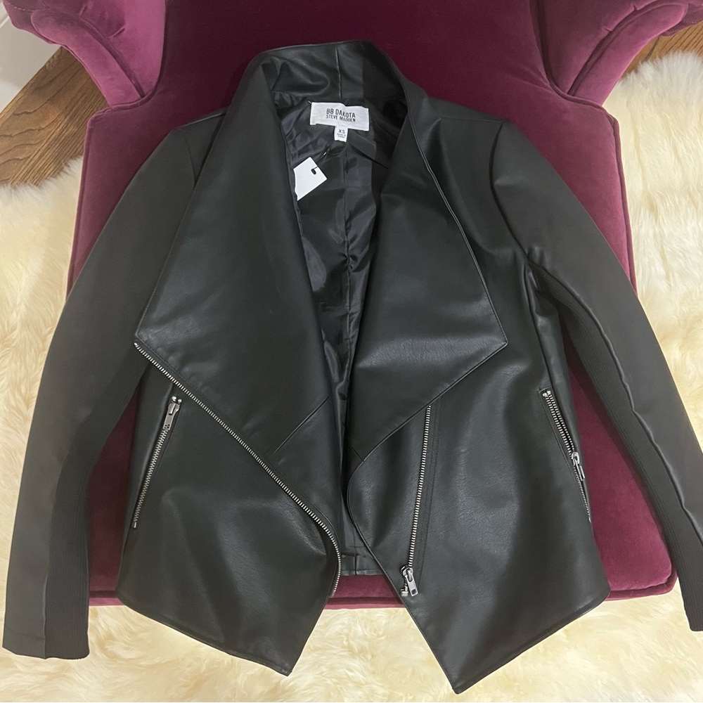 NWT Bb Dakota Faux Leather Jacket